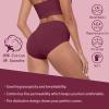 image:imageIWOLLENCE Womens Cotton Postpartum Underwear High Waisted Full Coverage Panties Plus Size amp RegularMulticolor5packa2