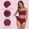 image:imageIWOLLENCE Womens Cotton Postpartum Underwear High Waisted Full Coverage Panties Plus Size amp RegularMulticolor5packa2
