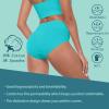 image:imageIWOLLENCE Womens Cotton Postpartum Underwear High Waisted Full Coverage Panties Plus Size amp RegularMulticolor5packa3
