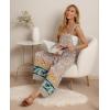 image:imageIWOLLENCE Womens Summer Jumpsuits Boho Wide Leg Overalls Casual Loose Rompers with Pockets 202544 Fplight Green Rose