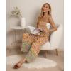 image:imageIWOLLENCE Womens Summer Jumpsuits Boho Wide Leg Overalls Casual Loose Rompers with Pockets 202545 Fporange Sakura