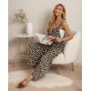 image:imageIWOLLENCE Womens Summer Jumpsuits Boho Wide Leg Overalls Casual Loose Rompers with Pockets 202634 Fp Ld Khaki