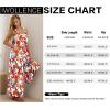 image:imageIWOLLENCE Womens Summer Jumpsuits Boho Wide Leg Overalls Casual Loose Rompers with Pockets 202637 Fp White Maple