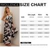 image:imageIWOLLENCE Womens Summer Jumpsuits Boho Wide Leg Overalls Casual Loose Rompers with Pockets 202642 Fp Black Palm Leaf
