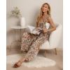 image:imageIWOLLENCE Womens Summer Jumpsuits Boho Wide Leg Overalls Casual Loose Rompers with Pockets 202650 Pezzli Retro Flower