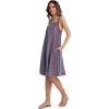 image:imageIWOLLENCE Sundresses for Women Spaghetti Strap Dress Summer Sleeveless Knee Length A Line Dress with PocketsBohemian Rhomboid