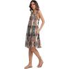 image:imageIWOLLENCE Sundresses for Women Spaghetti Strap Dress Summer Sleeveless Knee Length A Line Dress with PocketsCamou Pink