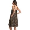 image:imageIWOLLENCE Sundresses for Women Spaghetti Strap Dress Summer Sleeveless Knee Length A Line Dress with PocketsLd Dark Khaki