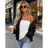 image:imageIWOLLENCE Womens Floral Tube Tops Casual Summer Backless Strapless Top Sleeveless Bandeau Tanks ShirtC1 Eyelet White