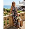 image:imageIWOLLENCE Womens Summer 2 Piece Outfits Set Round neck Sleeveless Tank Crop Top Wide Leg pants Set Pockets JumpsuitsB01 Black Ishitake
