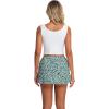 image:imageIWOLLENCE Womens Mini Skirt with Shorts Underneath Casual Summer Short Skirts Cute A Line SkortsFloral Green