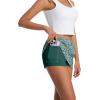 image:imageIWOLLENCE Womens Mini Skirt with Shorts Underneath Casual Summer Short Skirts Cute A Line SkortsFloral Green