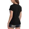 image:imageIWOLLENCE Womens Y2K Gothic Shirts V Neck Cap Short Sleeve Vintage Grahipc Tees 2000s Alternative Slim Fit Grunge Punk TopsAblack Butterfly