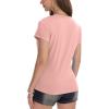 image:imageIWOLLENCE Womens Y2K Gothic Shirts V Neck Cap Short Sleeve Vintage Grahipc Tees 2000s Alternative Slim Fit Grunge Punk TopsCpink Wings