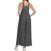 image:imageIWOLLENCE Womens Loose Checkered Overalls Wide Straight Leg Jumpers and Rompers Y2K Sleeveless Jumpsuits with PocketsCkblack Grey