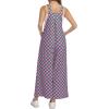 image:imageIWOLLENCE Womens Loose Checkered Overalls Wide Straight Leg Jumpers and Rompers Y2K Sleeveless Jumpsuits with PocketsCkdark Pink Green