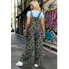 image:imageIWOLLENCE Womens Loose Checkered Overalls Wide Straight Leg Jumpers and Rompers Y2K Sleeveless Jumpsuits with PocketsFpbrown Green