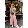 image:imageIWOLLENCE Womens Wide Leg Striped Pants High Waist Straight Lounge Gingham Work Pant Casual Loose Trousers with PocketsStred White