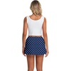 image:imageIWOLLENCE Womens Mini Skirt with Shorts Underneath Casual Summer Short Skirts Cute A Line SkortsPd Navy Blue