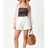 image:imageIWOLLENCE Womens Tube Tops Flowy Pleated Strapless Top Long Sleeveless Bandeau Tanks Cute Beach Coverups SummerFp Black Paisley