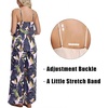 image:imageIWOLLENCE Womens 2 Piece Sets Spaghetti Strappy Tank Top and Long Pant with Pockets Lounge Matching Sets Beach VacationCbanana Leaf