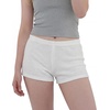 image:imageIWOLLENCE Womens Striped Micro Shorts Knit Low Rise Y2K Going Out Mini Shorts Casual Short LoungewearCbeige