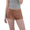 image:imageIWOLLENCE Womens Striped Micro Shorts Knit Low Rise Y2K Going Out Mini Shorts Casual Short LoungewearCfpastel Khaki