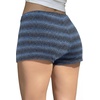 image:imageIWOLLENCE Womens Striped Micro Shorts Knit Low Rise Y2K Going Out Mini Shorts Casual Short LoungewearStdark Grey Blue