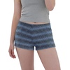 image:imageIWOLLENCE Womens Striped Micro Shorts Knit Low Rise Y2K Going Out Mini Shorts Casual Short LoungewearStdark Grey Blue