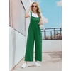 image:imageIWOLLENCE Jumpsuits For Women Boho Overalls Casual Long Bib Loose Womens Rompers with Pockets 20269 Green