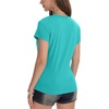 image:imageIWOLLENCE Womens Y2K Gothic Shirts V Neck Cap Short Sleeve Vintage Grahipc Tees 2000s Alternative Slim Fit Grunge Punk TopsAblue Green Butterfly