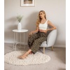 image:imageIWOLLENCE Women Flowy Loose Wide Leg Pant Summer Beach Casual Trousers high Waist Adjustable Knot Business Work Casual PantsLd Khaki