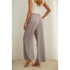 image:imageIWOLLENCE Women High Waist Palazzo Pants Adjustable Knot Ankle Wide Leg Trousers Pockets Beach Vacation Lounge Office29 Light Khaki