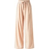 image:imageIWOLLENCE Womens Wide Leg Striped Pants High Waist Straight Lounge Gingham Work Pant Casual Loose Trousers with PocketsStorange White
